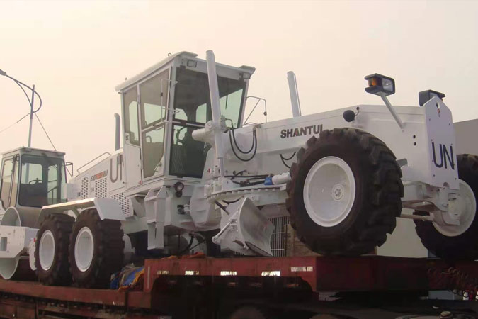 世界有我，山推助力聯(lián)合國維和任務(wù)。